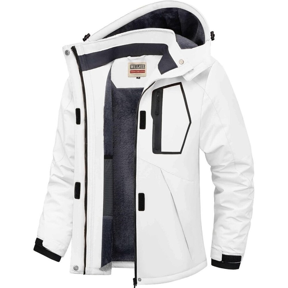 Women's Pink  Waterproof Ski Jacket Warm Winter Coats Windproof with Hood
